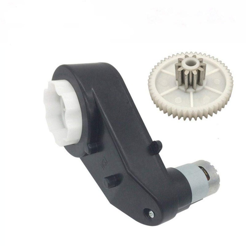 WEELYE 24V 30000RPM Gearbox with High Torque 24V DC Motor for Kids Ride on Car SUV Parts, Electric Motor with Gear Box High Speed RS550 DC Motor Match Children Ride on Toys Accessories - Image 1